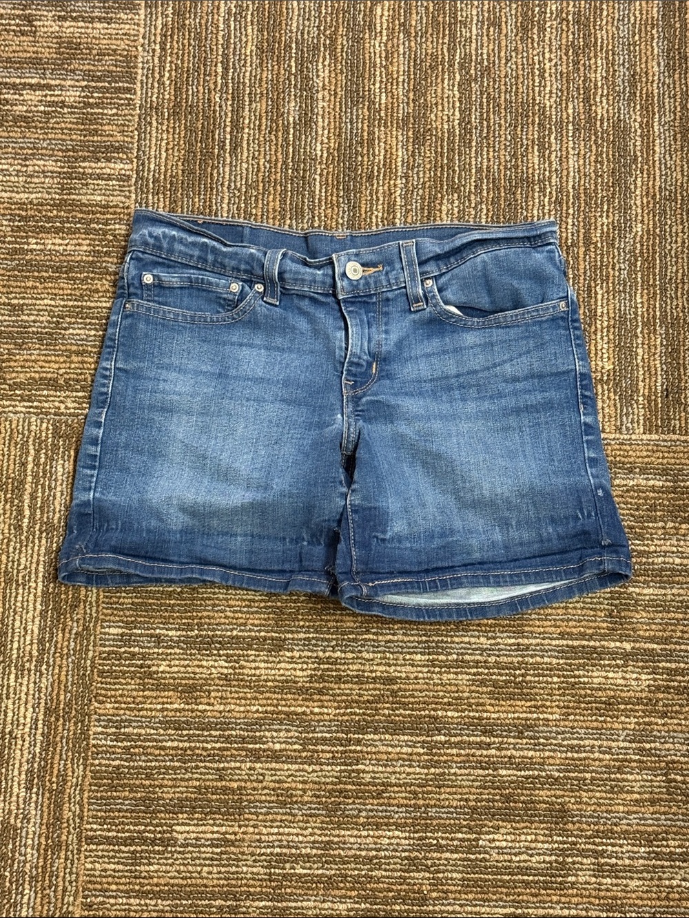 Levi's Classic Blue Denim Shorts